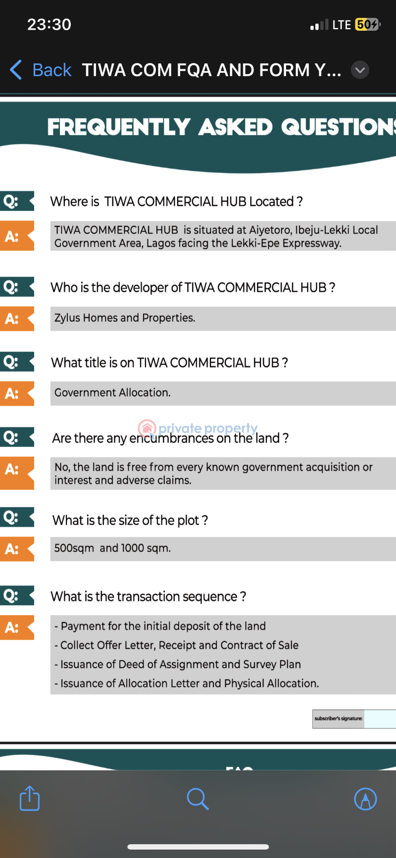 Land For Sale Aiyetoro Ibeju Lekki, Few Minutes To New International Airport, Along Lekki Epe Express Way Lagos Lagos Island  - 1