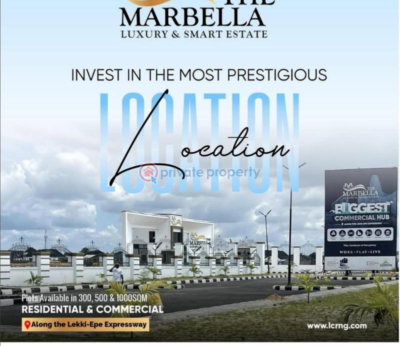 Mixed use Land For Sale Bogie Marbella Luxury And Smart Estate Orimedu Ibeju-Lekki Lagos