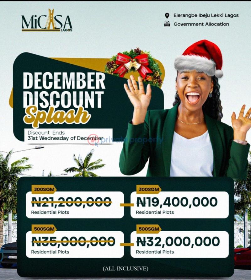 Commercial Land For Sale Eleran Igbe Ibeju-Lekki Lagos - 1