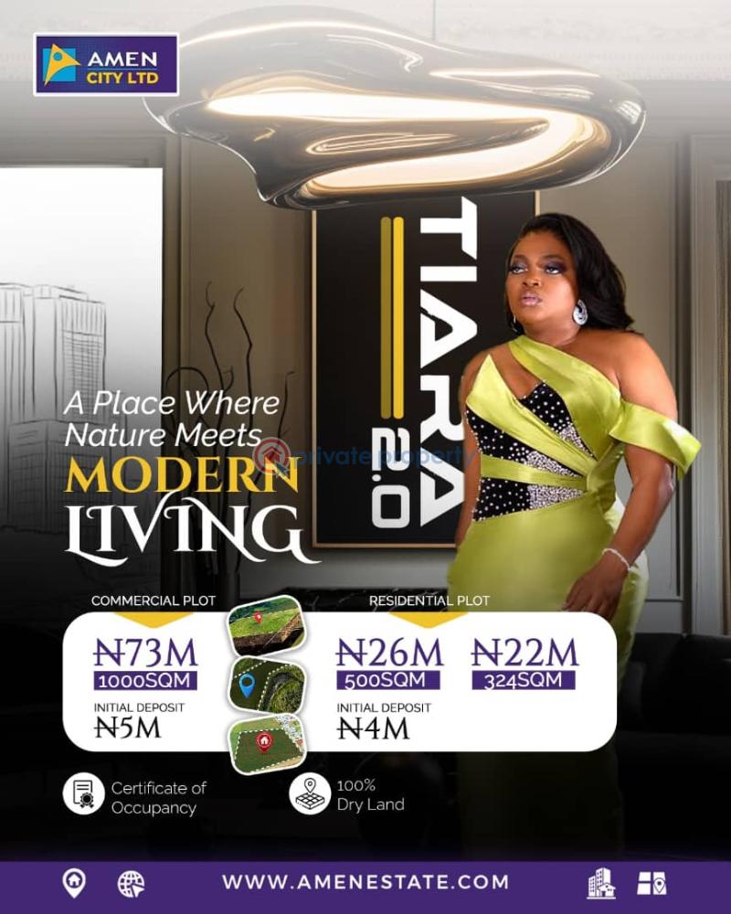 Commercial Land For Sale Tiara Phase 2 Commercial, Opposite Lekki Int'l Airport, Eleko Ibeju-Lekki Lagos - 1