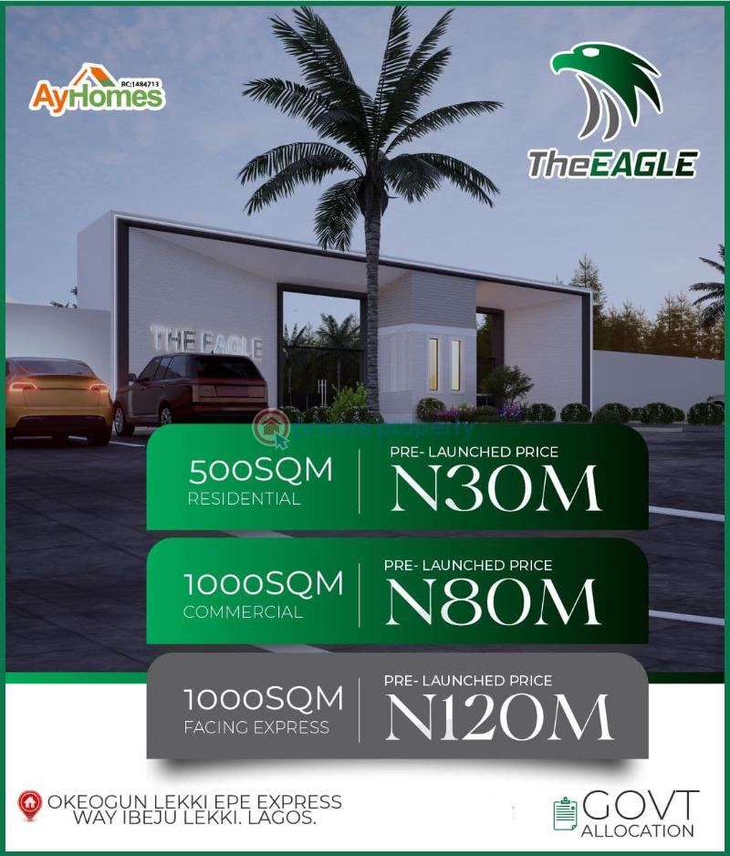 Mixed use Land For Sale Eagle City Estate Okegun Along Lekki Epe Expressway Ibeju Lekki Lagos Eleko Ibeju-Lekki Lagos - 0