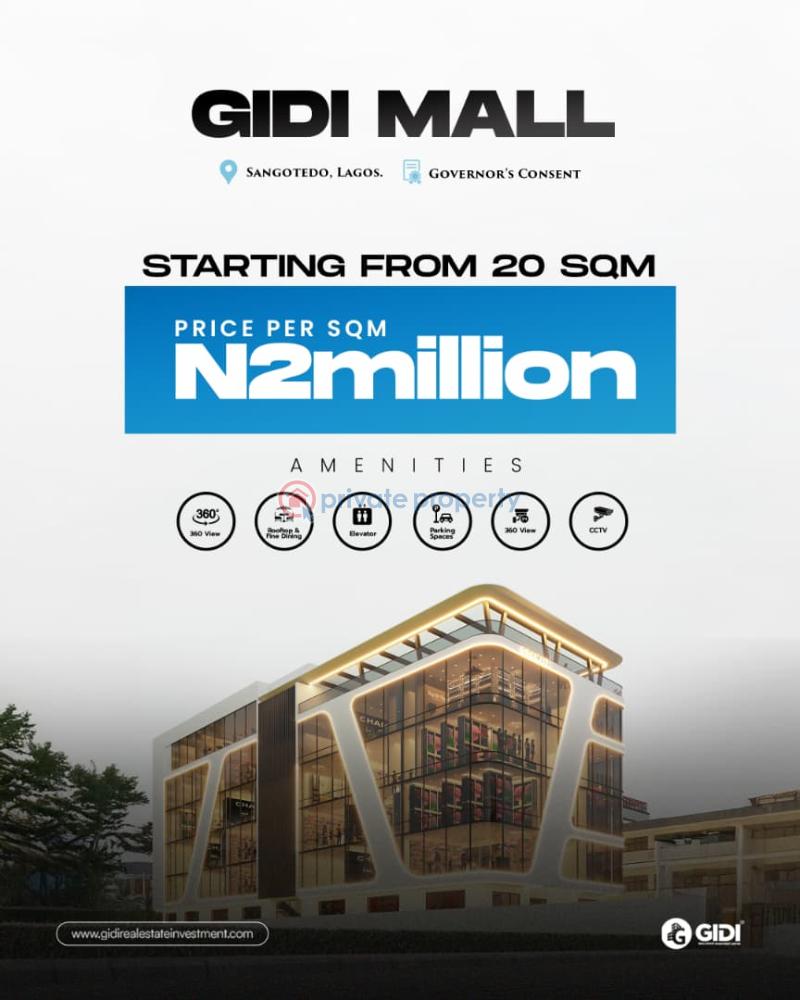 Mall/Complex/Plaza For Sale Gidi Mall Sangotedo Lagos Sangotedo Ajah Lagos - 10
