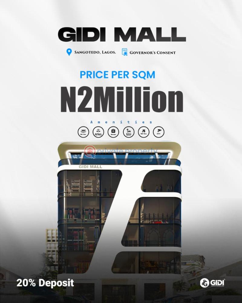 Mall/Complex/Plaza For Sale Gidi Mall Sangotedo Lagos Sangotedo Ajah Lagos - 9