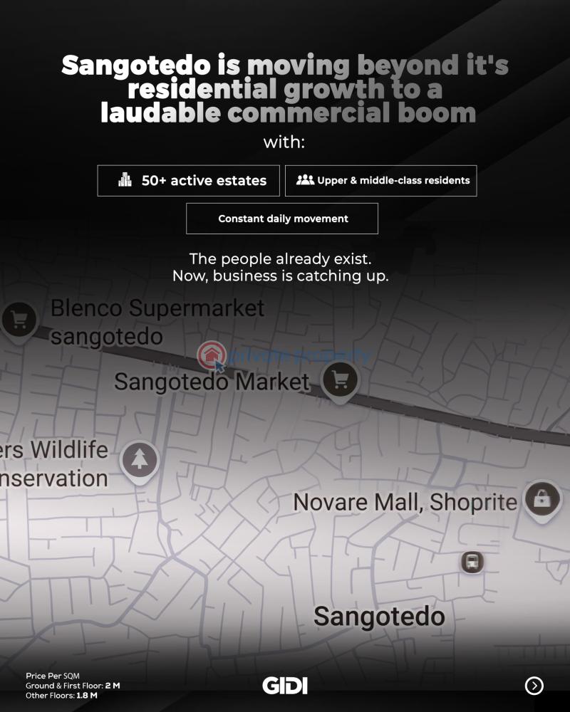 Mall/Complex/Plaza For Sale Gidi Mall 2.0 Positioned Opposite Novare Mall, Sangotedo, Along The Lekki Epe Expressway, Lagos Very Close To Monastery Road, Gidi Mall 1.0, The Patron Hotel, Thera Annex Estate, Diamond Estate / Fountain Springville Estate Sangotedo Lagos - 8