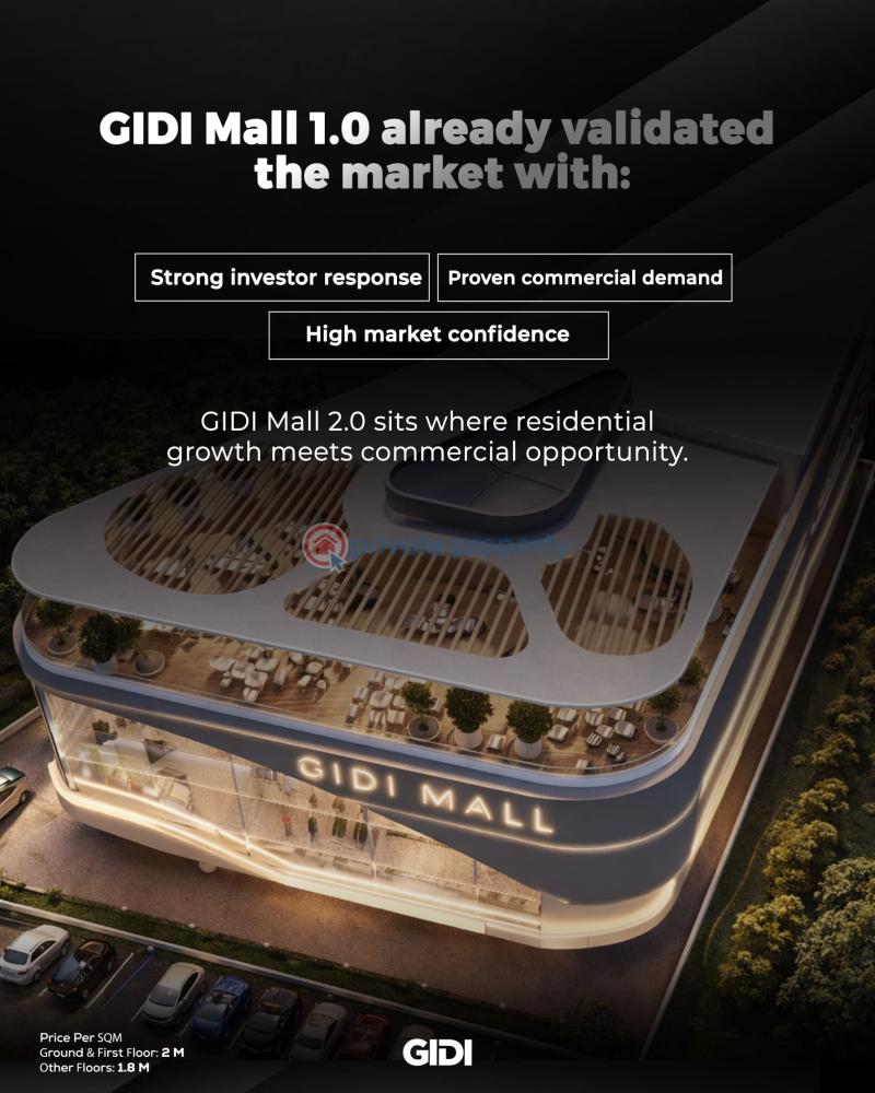 Mall/Complex/Plaza For Sale Gidi Mall 2.0 Positioned Opposite Novare Mall, Sangotedo, Along The Lekki Epe Expressway, Lagos Very Close To Monastery Road, Gidi Mall 1.0, The Patron Hotel, Thera Annex Estate, Diamond Estate / Fountain Springville Estate Sangotedo Lagos - 13