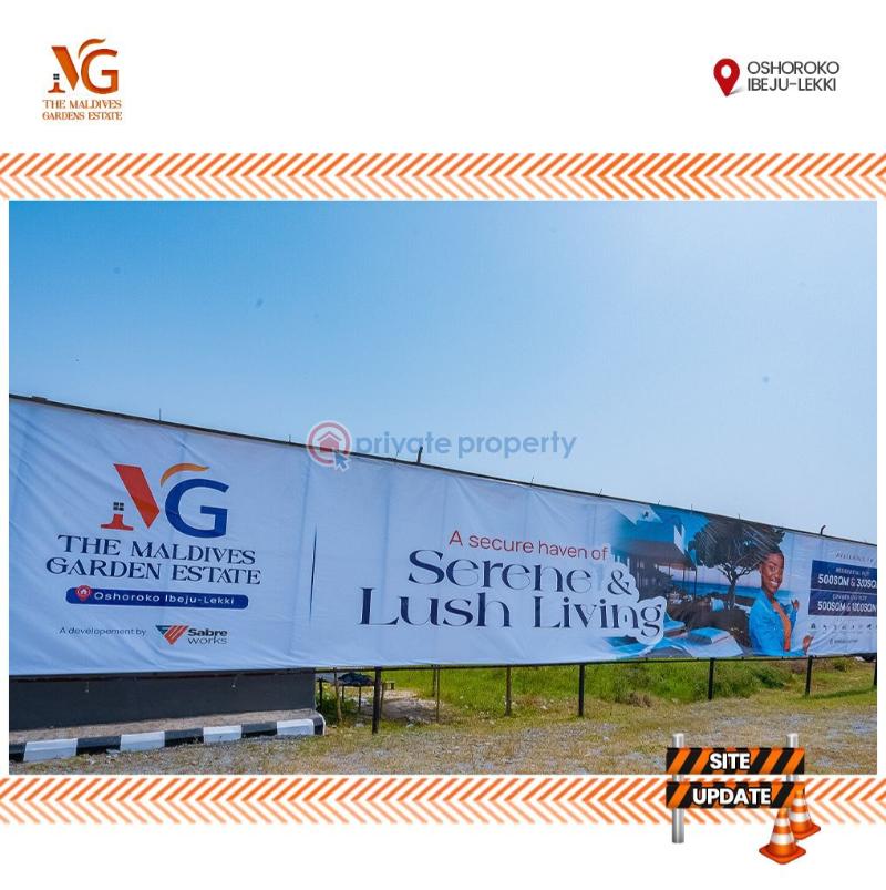Mixed use Land For Sale Maldives Garden Oshoroko Along Lekki Free Trade Zone/dangote Refinery Road Ibeju Lekki Lagos Eleko Ibeju-Lekki Lagos - 1