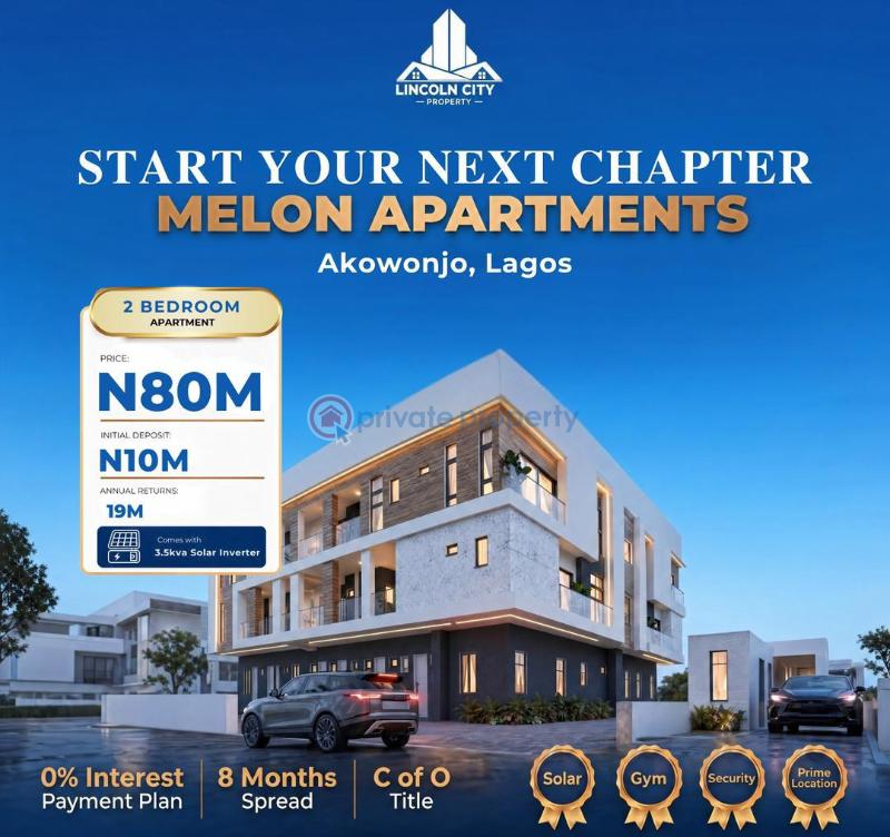 2 bedroom Block Of Flats For Sale Melon Apartments Akowonjo Alimosho Lagos