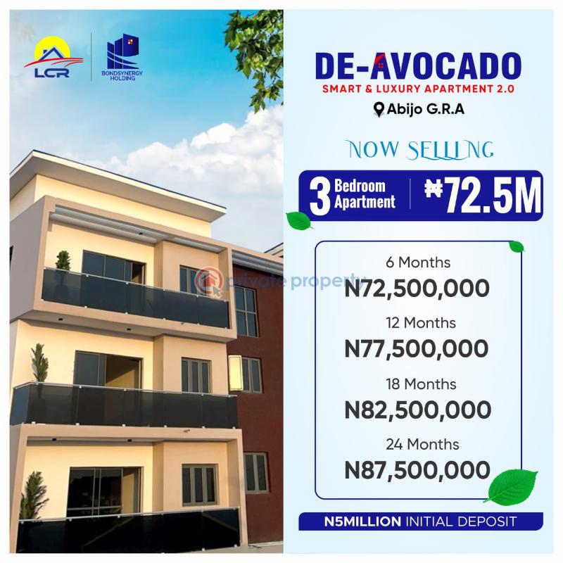 3 bedroom Block Of Flats For Sale Abijo Ajah Lagos - 0