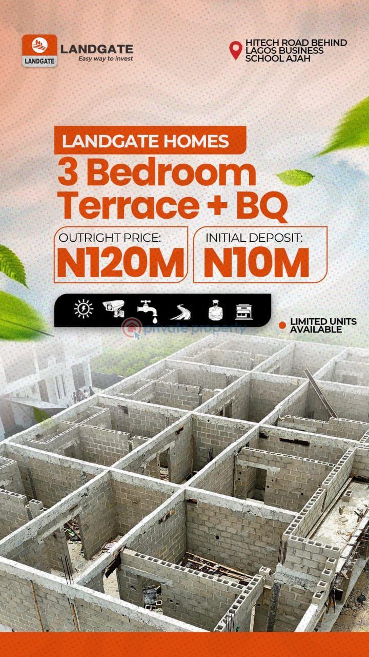 3 bedroom Terraced Duplex For Sale Lagos Business School Ajah Lagos - 1