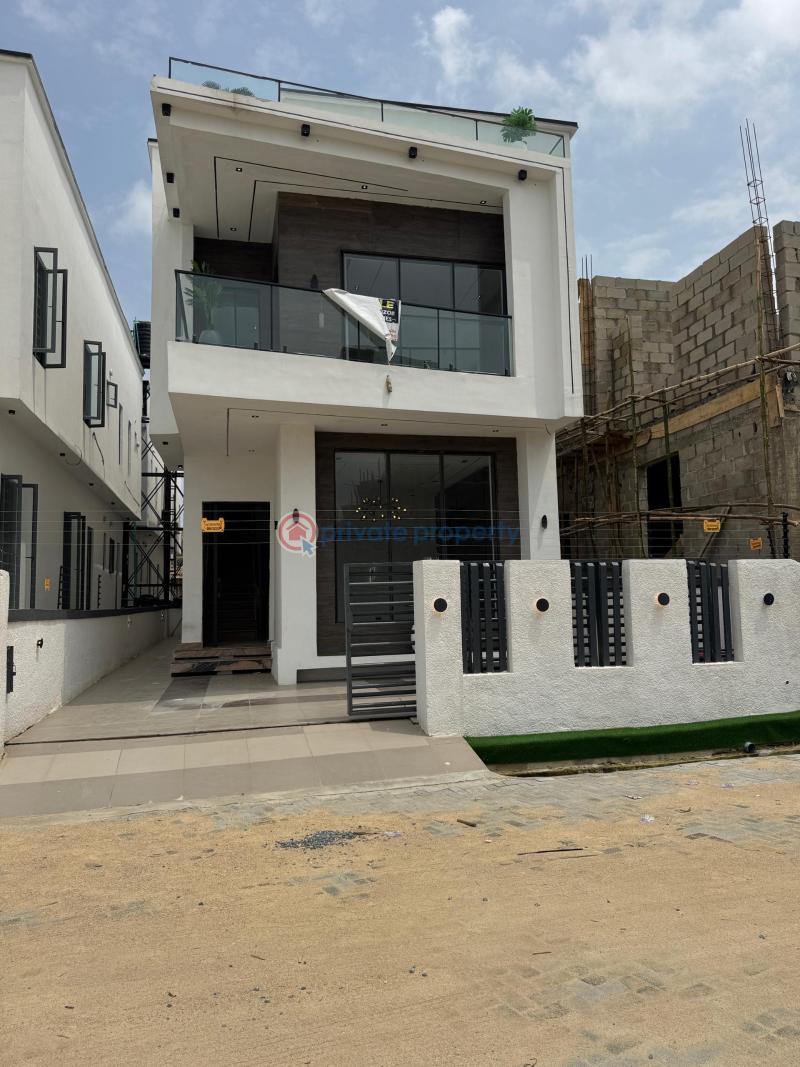 Contemporary 4 bedroom detached duplex with bq - 1 4 bedroom Detached Duplex For Sale Ajah Lagos - 1