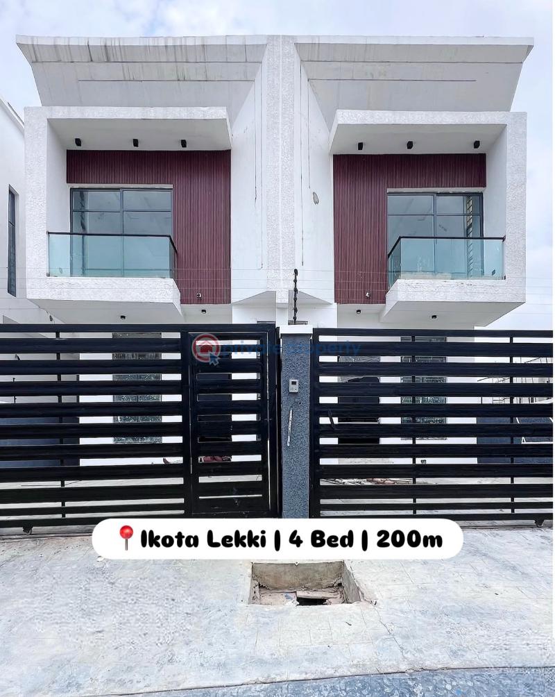 4 bedroom Semi detached Duplex For Sale Secure Estate At Ikota Kekki Ikota Lekki Lagos - 0