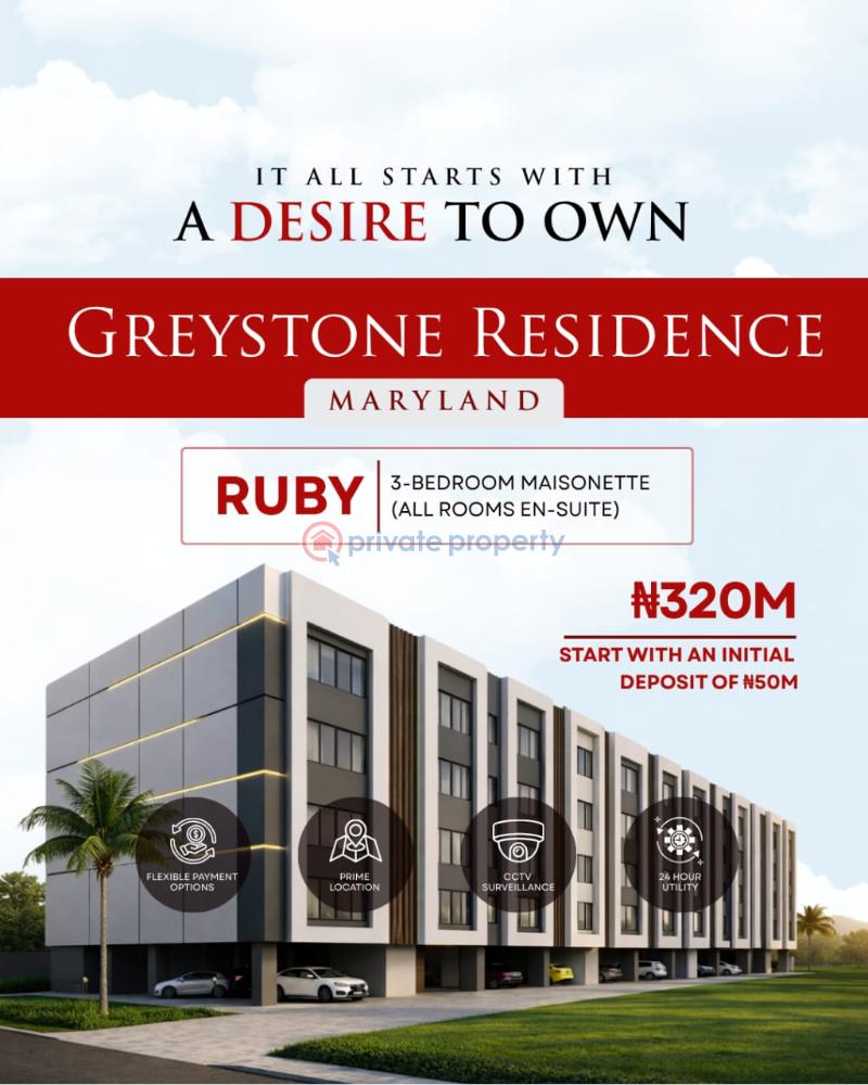 4 bedroom Semi detached Duplex For Sale Greystone Residence Maryland Lagos - 1