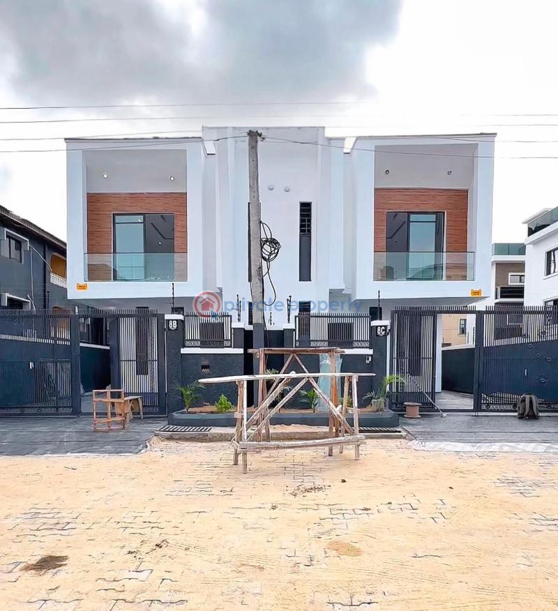 4 bedroom Semi detached Duplex For Sale Secure Estate At Chevron Lekki Chevron Drive Lekki Lagos - 0