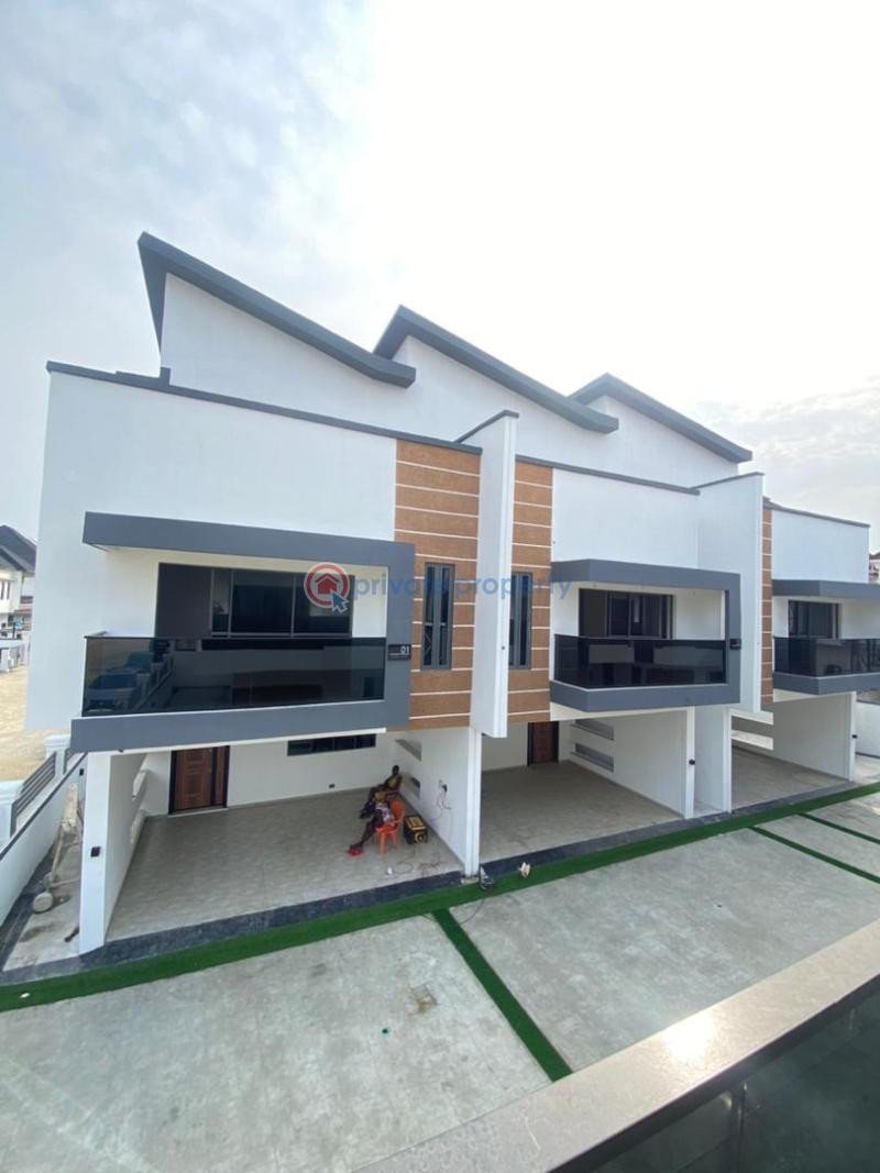 4 bedroom Terraced Duplex For Sale Chevron Drive Lekki Lagos - 1