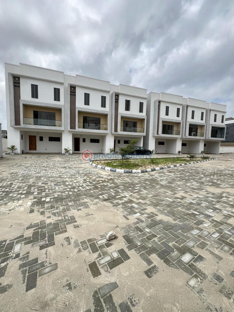 Contemporary 4 bedroom terraced  duplex with bq in a serene environment - 0 4 bedroom Terraced Duplex For Sale Ikate Lekki Lagos - 0
