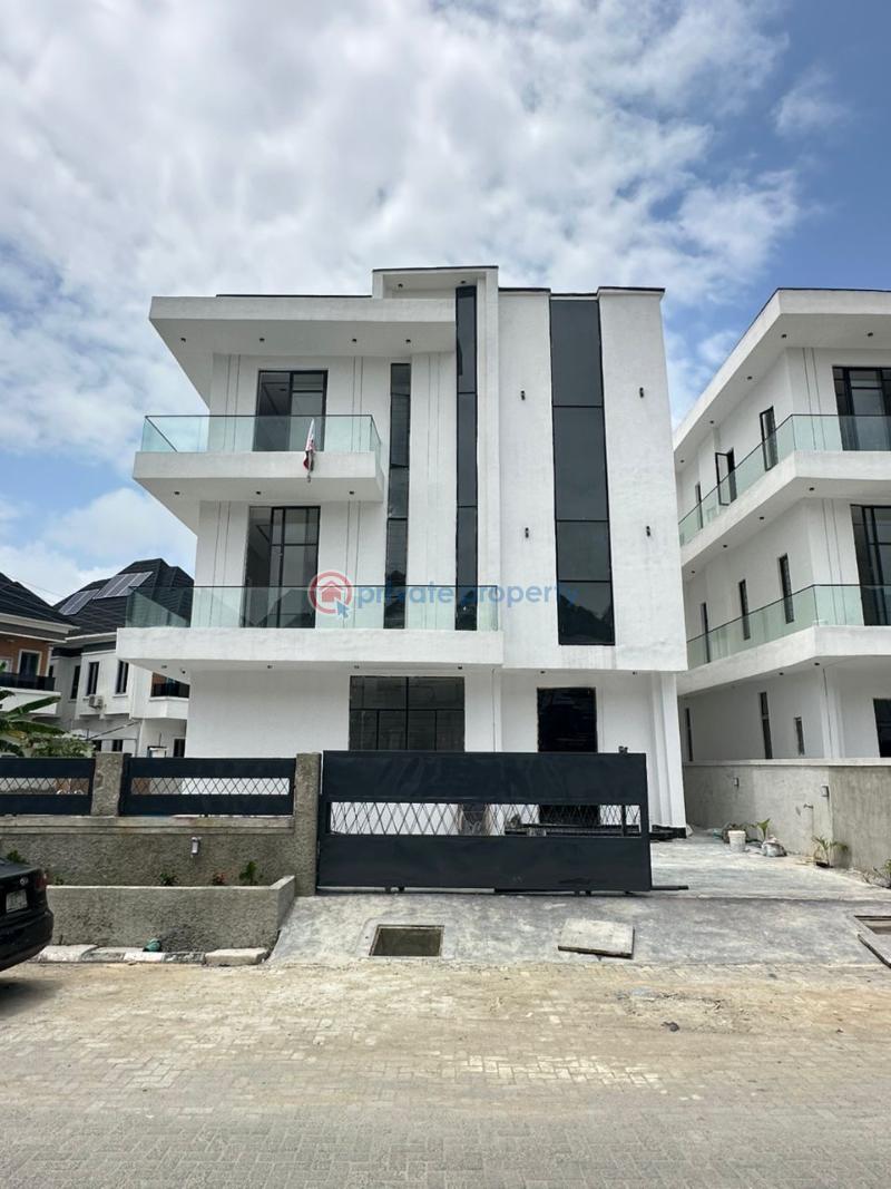 Contemporary 5 bedroom detached duplex  for sale - 2 5 bedroom Detached Duplex For Sale With Pool Corner Piece Orchid Lekki Lekki Lagos - 2