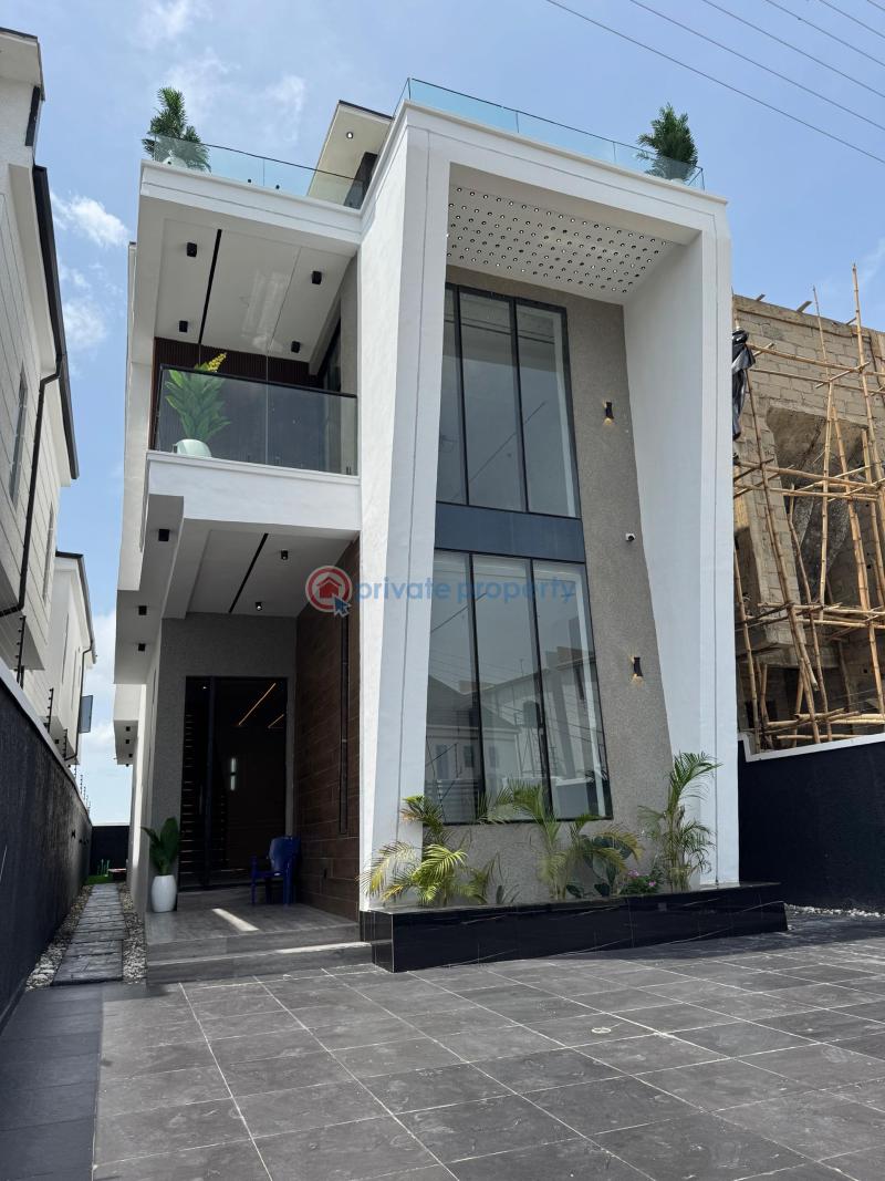 Contemporary  5  bedroom detached  duplex with bq & pool - 1 5 bedroom Detached Duplex For Sale Ajah Lagos - 1