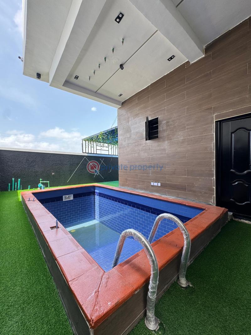Contemporary  5  bedroom detached  duplex with bq & pool - 9 5 bedroom Detached Duplex For Sale Ajah Lagos - 9