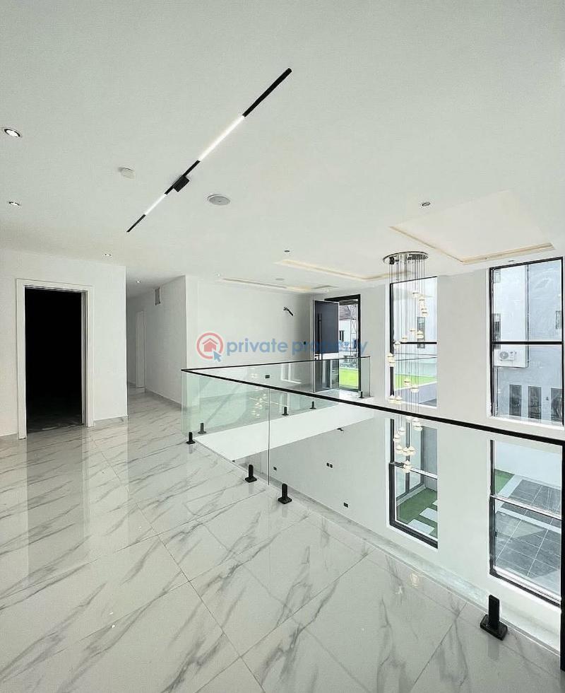 Contemporary 5 bedroom detached duplex with bq, cinema & swimming pool & roof terrace - 9 5 bedroom Detached Duplex For Sale Orchid Road Lekki Lekki Lagos - 9