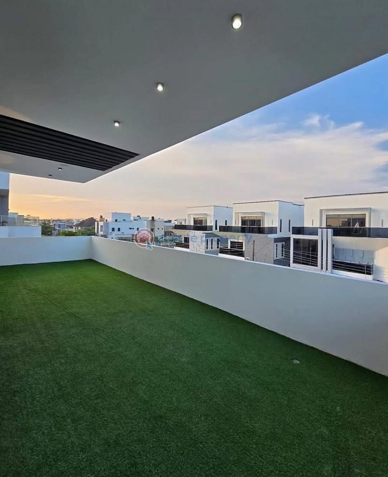 Contemporary 5 bedroom detached duplex with bq, cinema & swimming pool & roof terrace - 3 5 bedroom Detached Duplex For Sale Orchid Road Lekki Lekki Lagos - 3