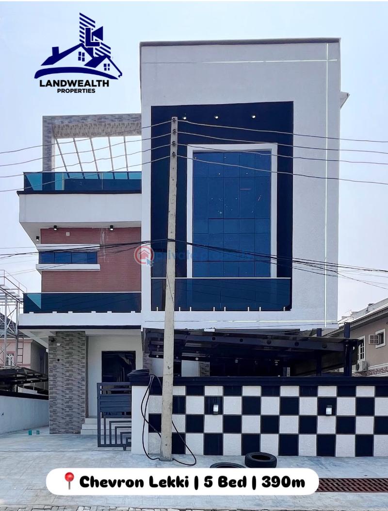 6 bedroom Detached Duplex For Sale Secure Estate At Chevron Lekki Chevron Drive Lekki Lagos - 0