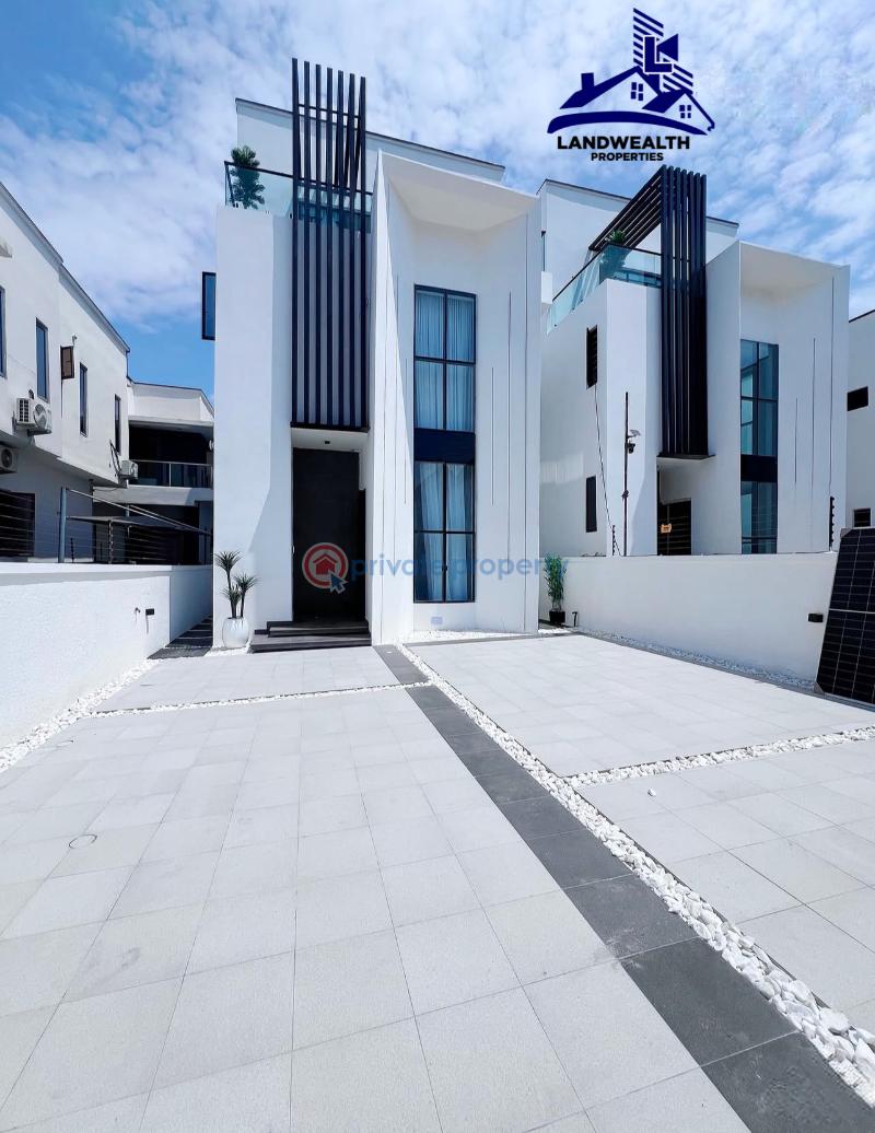 Contemporary 5 bedroom fully detached home with swimming pool, gym room, double rooftop terrace duplex - 0 5 bedroom Detached Duplex For Sale Secure Estate At Orchid Lekki Along Lekki Expressway Lagos - 0