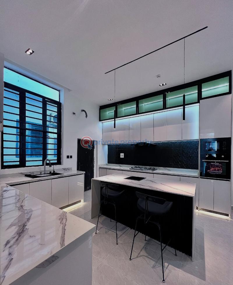 Contemporary 5 bedroom fully detached home with swimming pool, gym room, double rooftop terrace duplex - 7 5 bedroom Detached Duplex For Sale Secure Estate At Orchid Lekki Along Lekki Expressway Lagos - 7