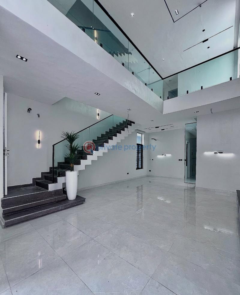 Contemporary 5 bedroom fully detached home with swimming pool, gym room, double rooftop terrace duplex - 6 5 bedroom Detached Duplex For Sale Secure Estate At Orchid Lekki Along Lekki Expressway Lagos - 6