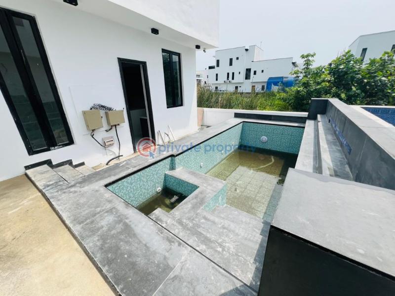 Contemporary 5 bedroom fully detached home with swimming pool for sale… - 12 5 bedroom Detached Duplex For Sale Mega Mound Ikota Lekki Lagos - 12