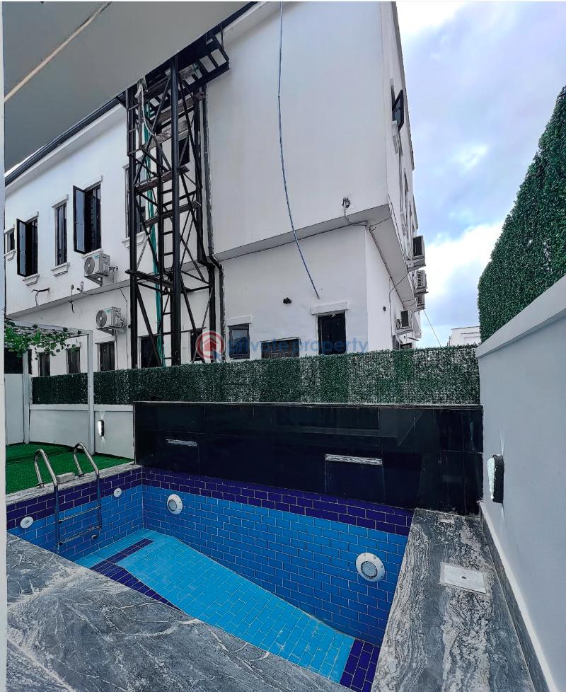 Contemporary 5 bedroom fully detached with swimming pool duplex - 2 5 bedroom Detached Duplex For Sale Secure Estate At Orchid Lekki Along Lekki Expressway Lagos - 2