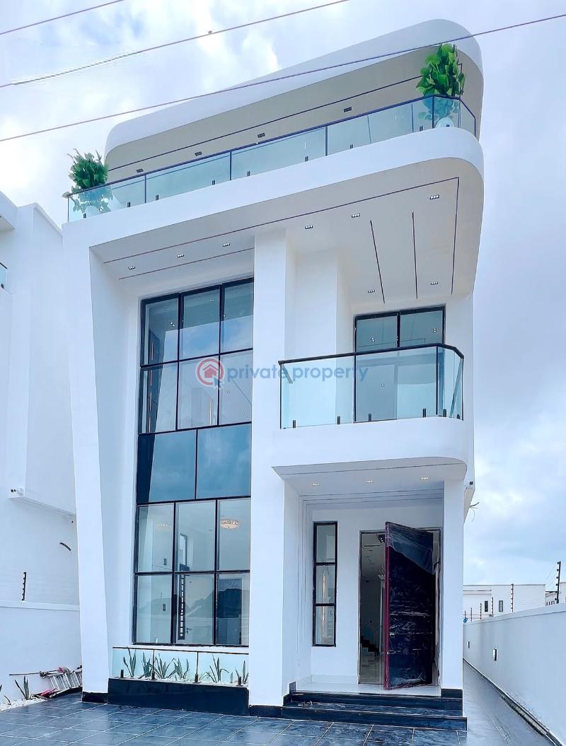 Contemporary 5 bedroom fully detached with swimming pool duplex - 1 5 bedroom Detached Duplex For Sale Secure Estate At Orchid Lekki Along Lekki Expressway Lagos - 1