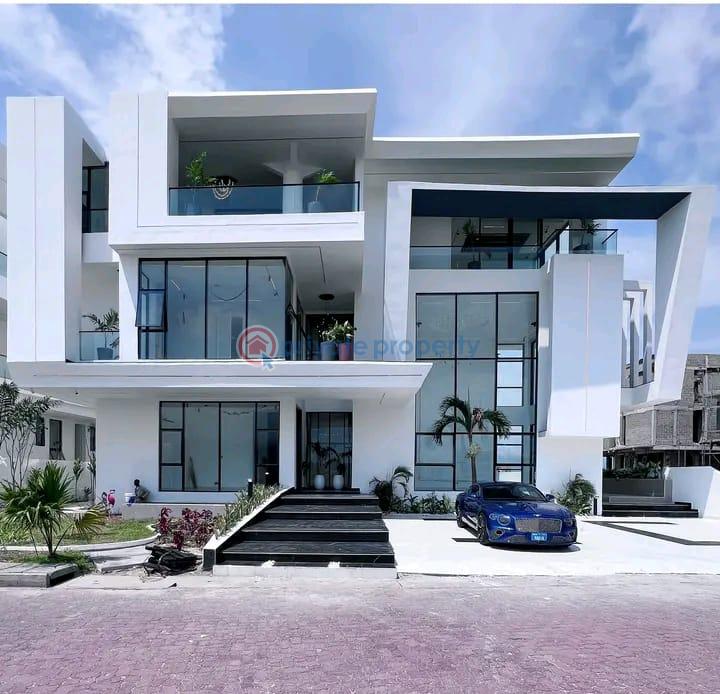 Contemporary 5 bedroom mansion with elevator - 0 5 bedroom House For Sale Osapa Lekki Lagos - 0