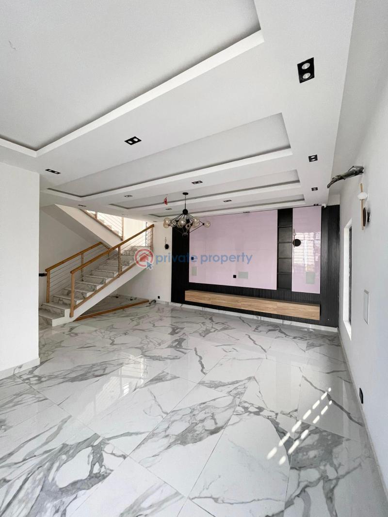 Contemporary 4bedroom detached duplex with bq, cinema and pool for sale osapa lekki - 2 4 bedroom Detached Duplex For Sale Estate Osapa Lekki Lagos - 2