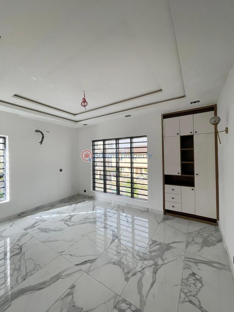 Contemporary 4bedroom detached duplex with bq, cinema and pool for sale osapa lekki - 4 4 bedroom Detached Duplex For Sale Estate Osapa Lekki Lagos - 4