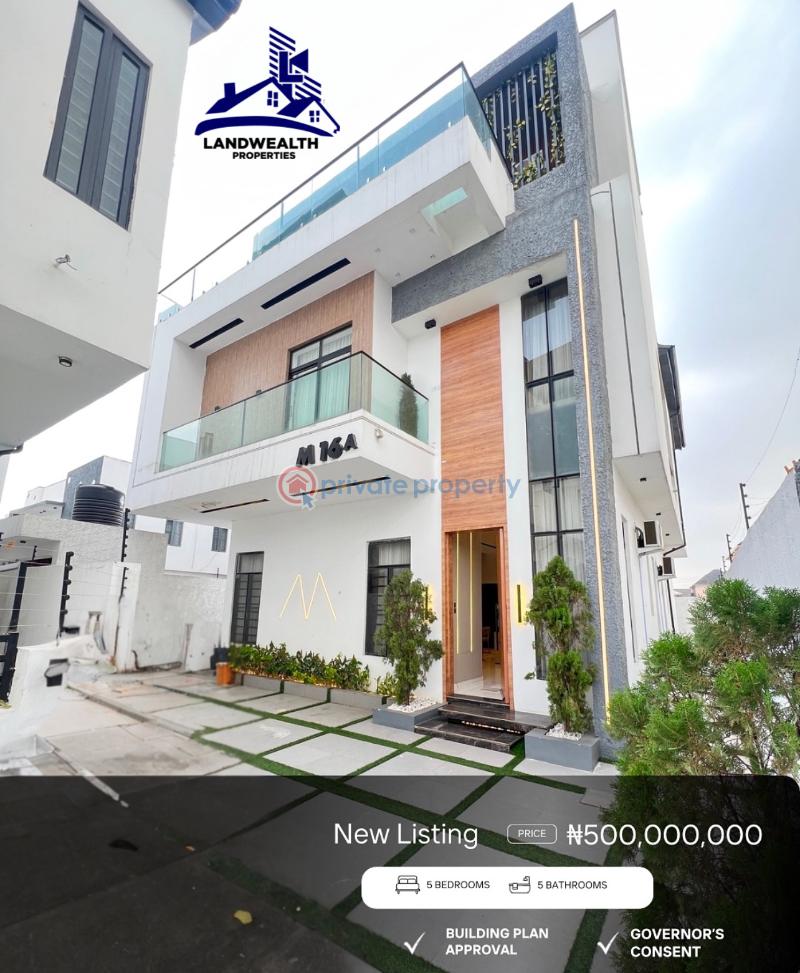 5 bedroom Detached Duplex For Sale Secure Estate At Ologolo Lekki Ologolo Lekki Lagos - 0