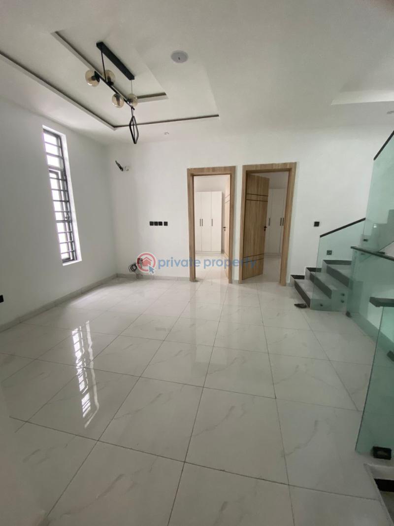 Contemporary built 5bedroom semi  detached duplex with rooftop and bq - 5 5 bedroom Semi detached Duplex For Sale Chevron Drive Lekki Lagos - 5