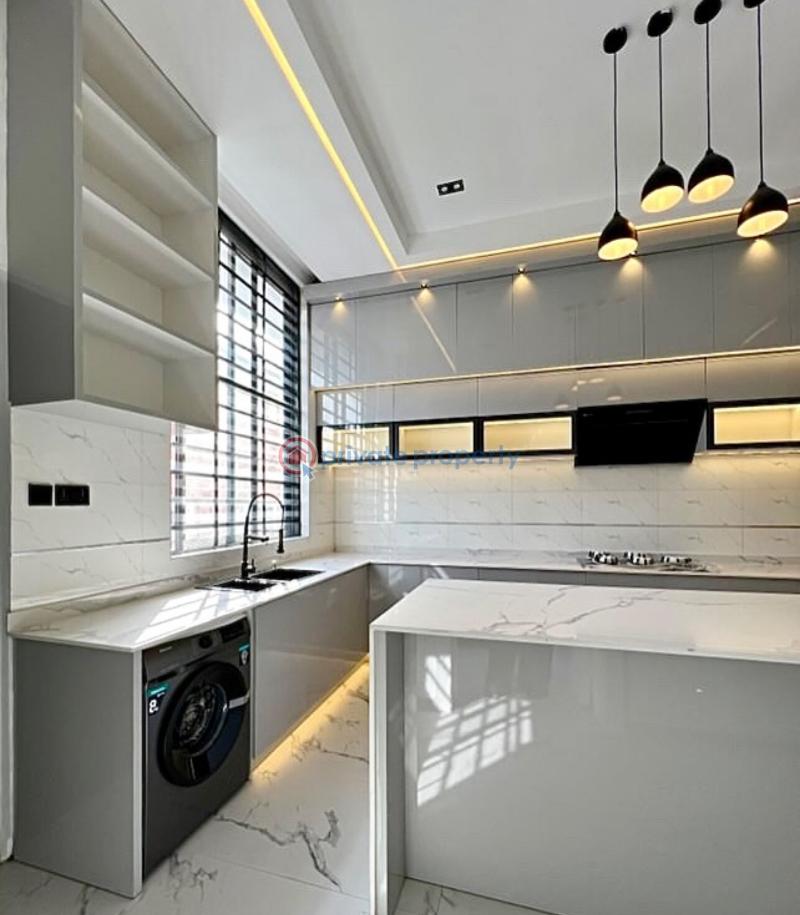 Contemporary designed 5 bedroom fully detached swimming pool duplex with bq - 4 5 bedroom Detached Duplex For Sale Lekki County Homes Ikota Ikota Lekki Lagos - 4