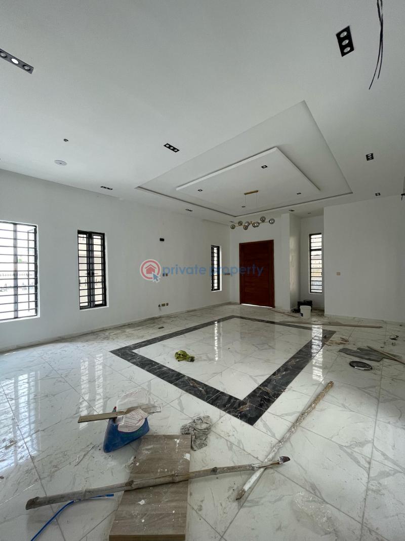 Contemporary finished 5 bedroom fully detached duplex with bq - 1 5 bedroom Detached Duplex For Sale Secure Estate At Ajah Lekki Ajah Lagos - 1