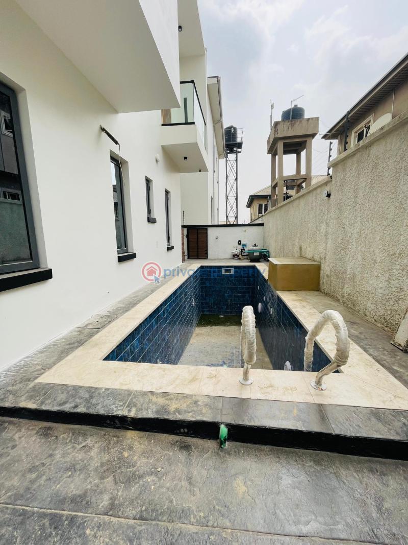 5 bedroom Detached Duplex For Sale Executive Fully Automated 5 Bedroom Detached Duplex With Pool, Bq, Elevator, Study Room And Rooftop Terrace Omole Phase 1 Ojodu Lagos - 15