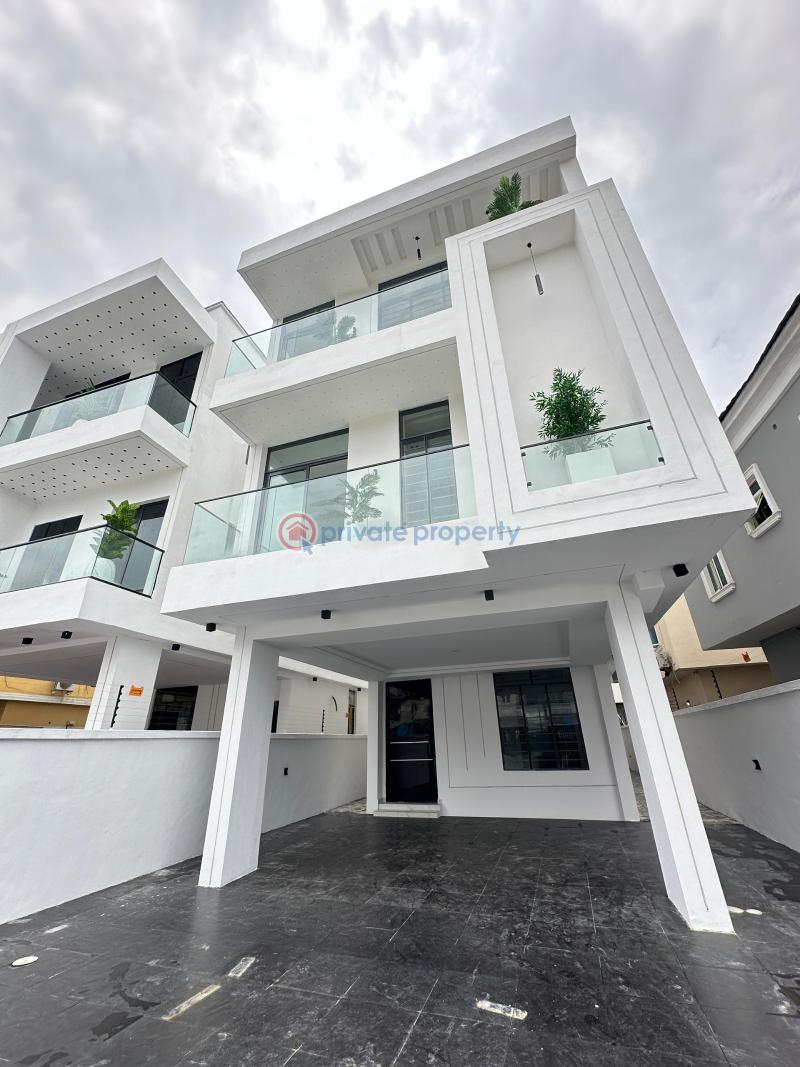 Contemporary spacious 5 bedroom detached duplex with bq and swimming pool - 1 5 bedroom Detached Duplex For Sale Chevron Drive Lekki Lagos - 1