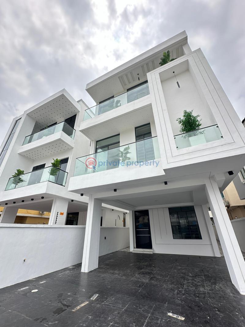 Contemporary spacious 5 bedroom detached duplex with bq and swimming pool - 4 5 bedroom Detached Duplex For Sale Chevron Drive Lekki Lagos - 4