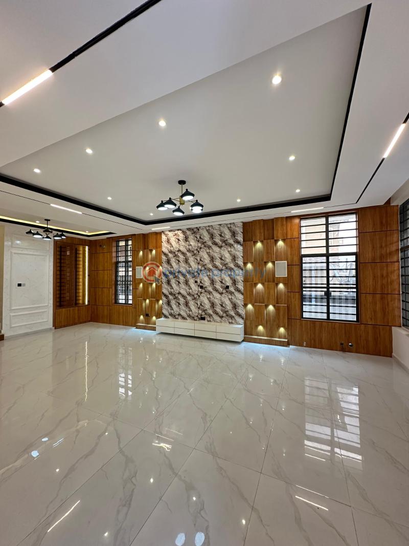 Contemporary spacious 5 bedroom fully detached duplex with bq with roof terrace - 3 5 bedroom Detached Duplex For Sale Chevron Drive Lekki Lagos - 3