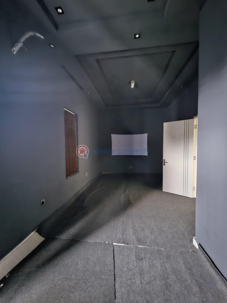 Contemporary spacious 5 bedroom fully detached duplex with bq, cinema - 5 5 bedroom Detached Duplex For Sale Chevron Drive Lekki Lagos - 5