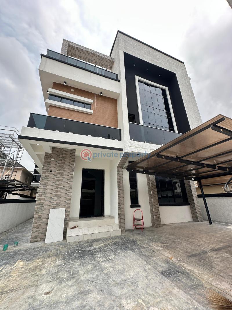 Contemporary spacious 5 bedroom fully detached duplex with bq with roof terrace - 2 5 bedroom Detached Duplex For Sale Chevron Drive Lekki Lagos - 2