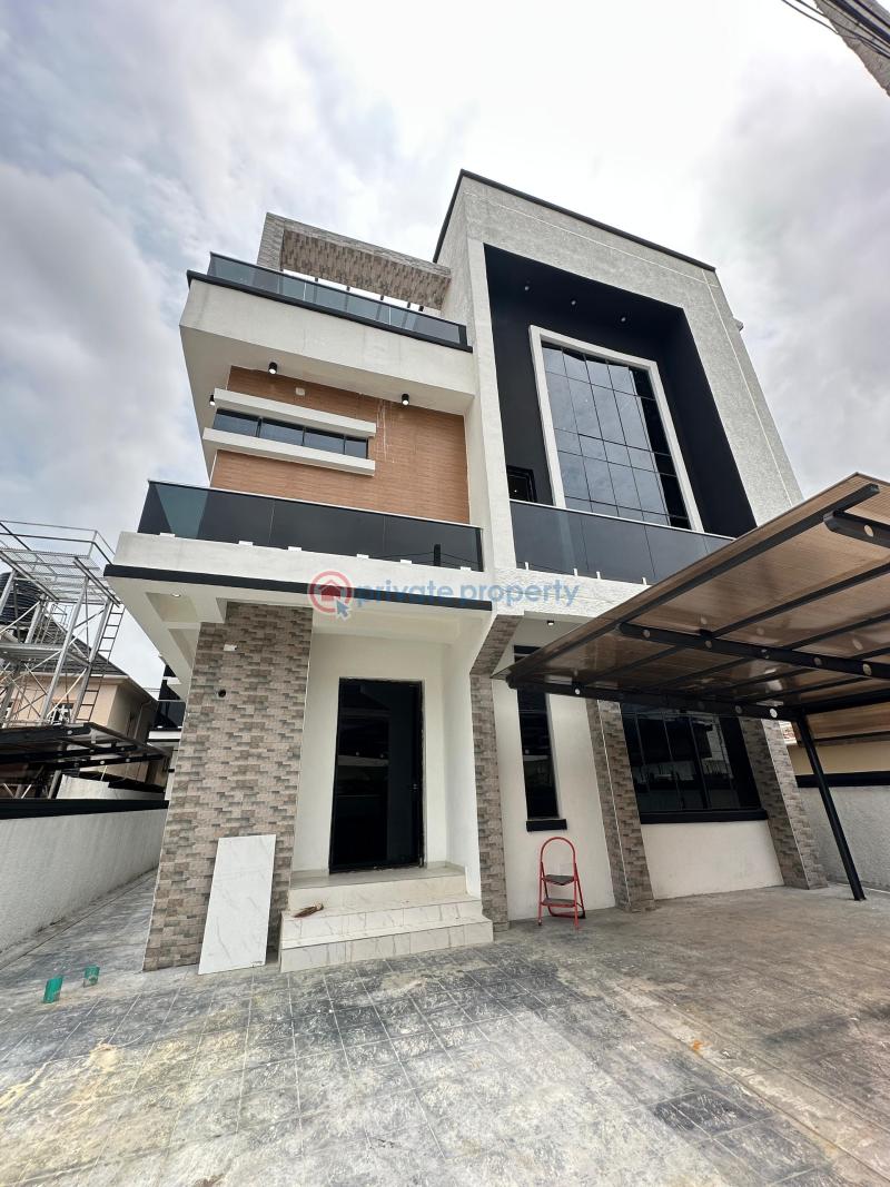 Contemporary spacious 5 bedroom fully detached duplex with bq with roof terrace - 0 5 bedroom Detached Duplex For Sale Chevron Drive Lekki Lagos - 0