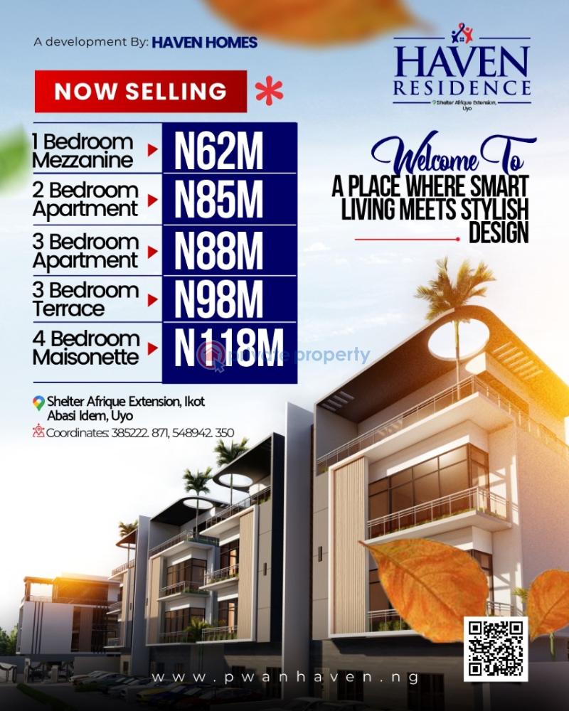 4 bedroom Maisonette For Sale Idem / Shelter Afrique Extension, Uyo Ikot Abasi Akwa Ibom - 0
