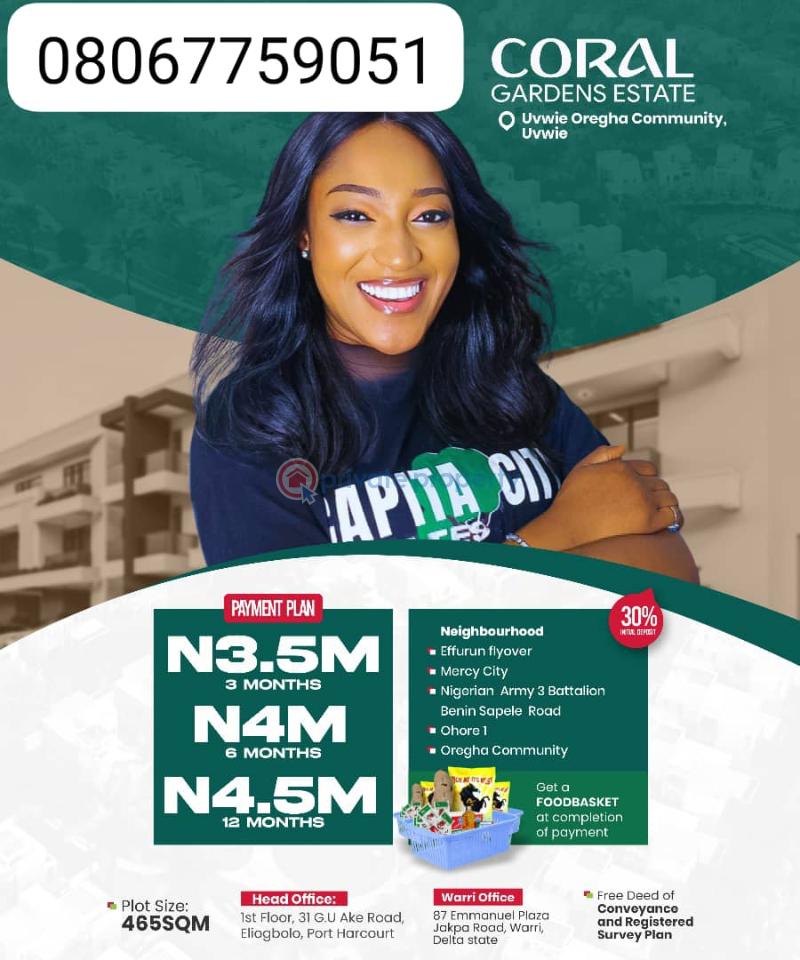 Land For Sale Uvwie Delta