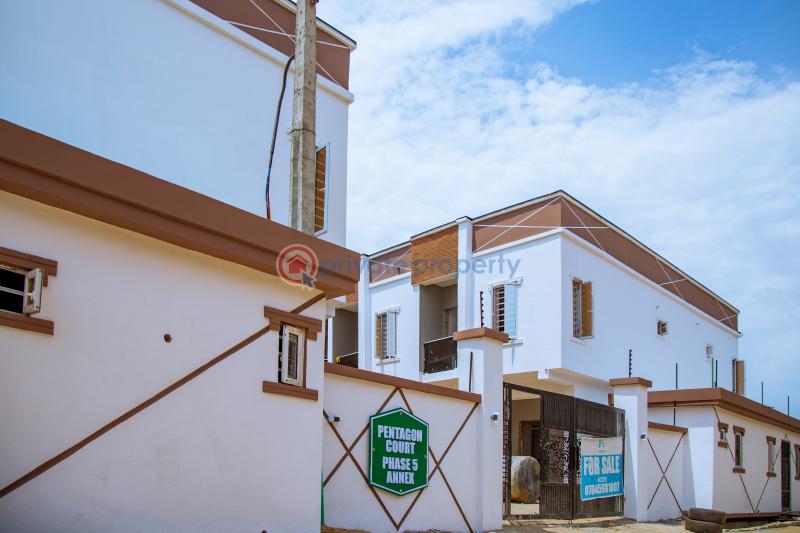 Corner unit 3bedroom terrace - 0 3 bedroom Terrace For Sale Pentagon Court Phase 5 Annex, Off Adenike Olotun Street, Ikota Gra Ikota Lekki Lagos - 0