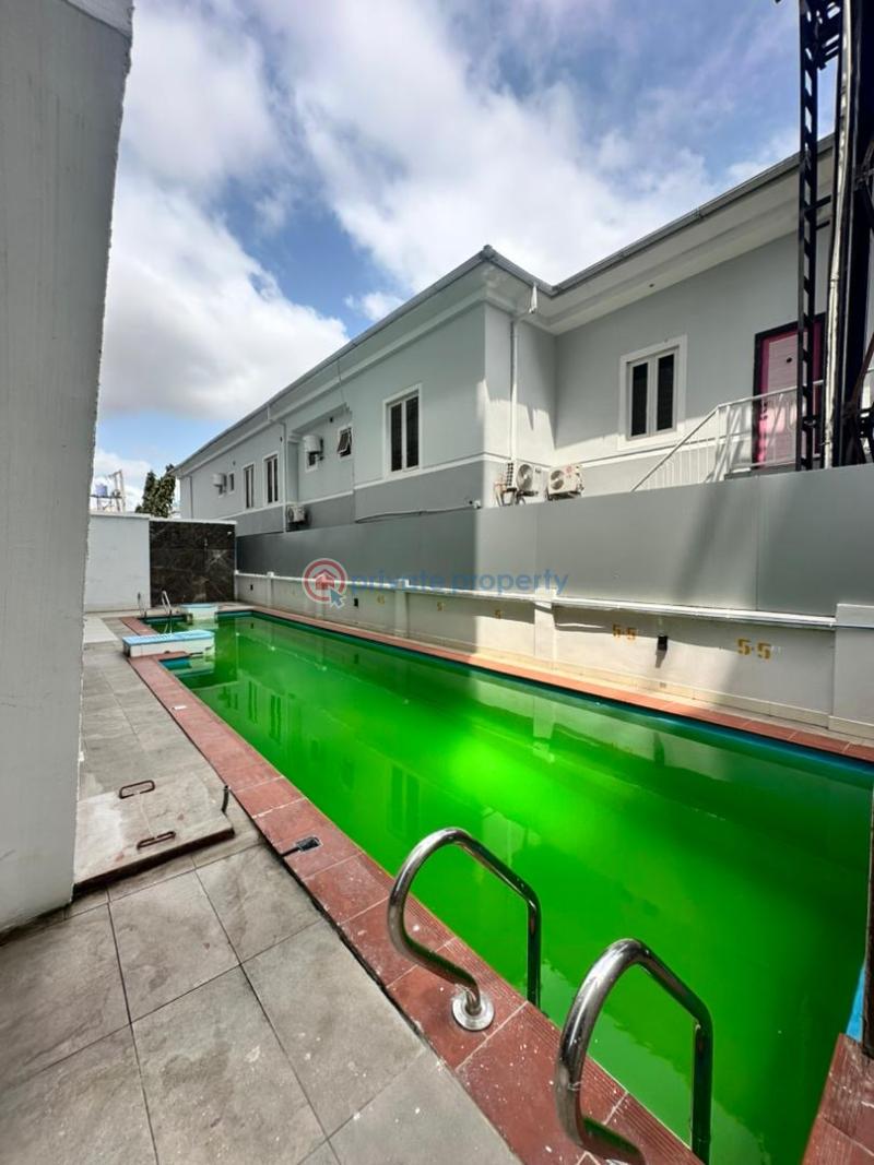 Cozy 4bedroom maisonette with bq, swimmingpool and elevator - 19 4 bedroom Maisonette For Sale Lekki Phase 1 Lagos - 19
