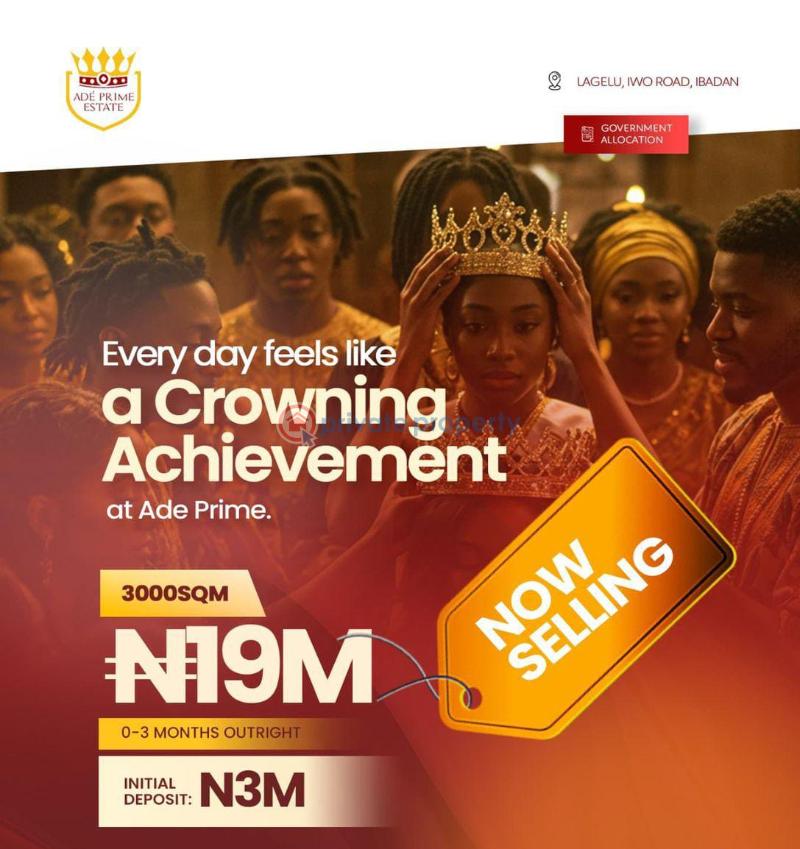 Residential Land For Sale Lagelu Oyo - 1